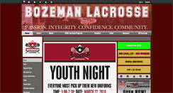 Desktop Screenshot of bozemanlacrosse.com